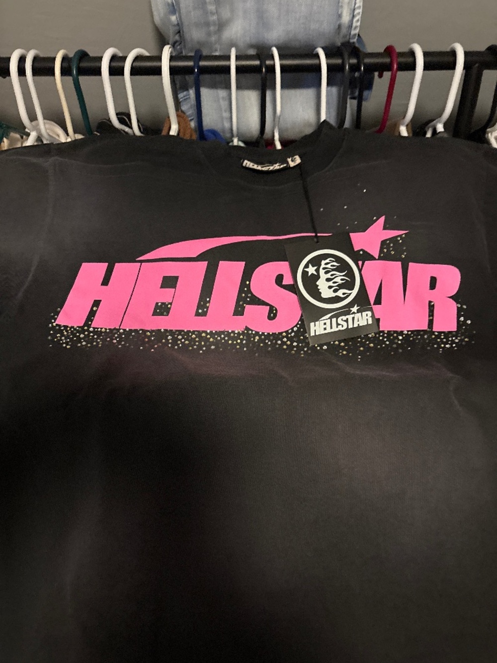 Hellstar pink rhinestones